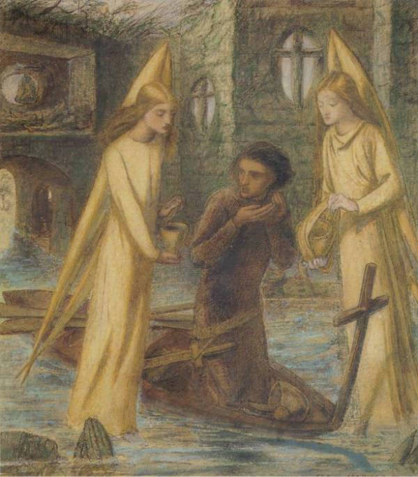 Sökandet efter den heliga Graal - Dante Gabriel Rossetti