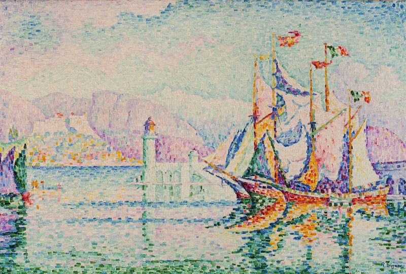 Antibes - Morgonen. - Paul Signac