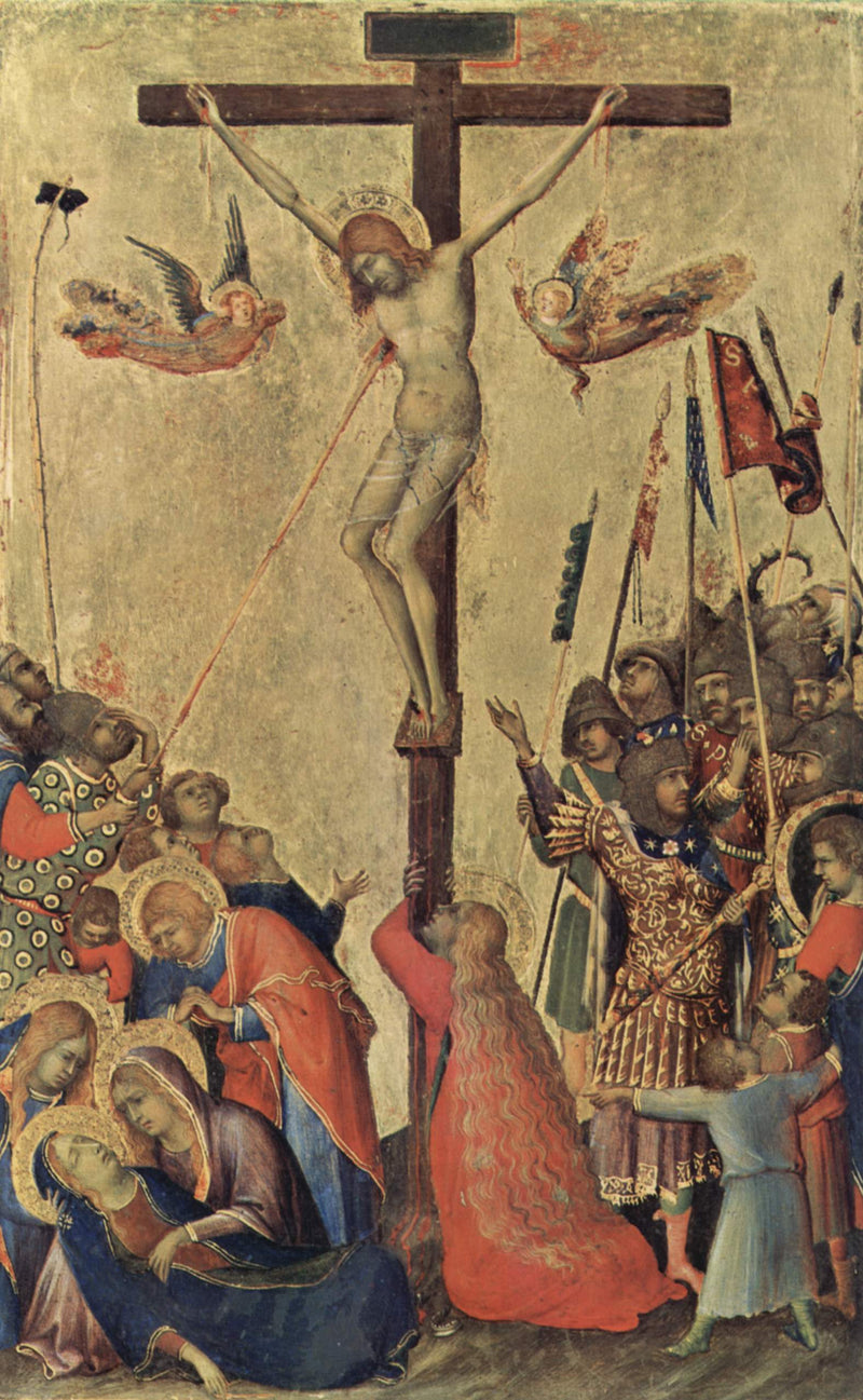 Korsfästelsen. «Lansettstöten.» - Simone Martini