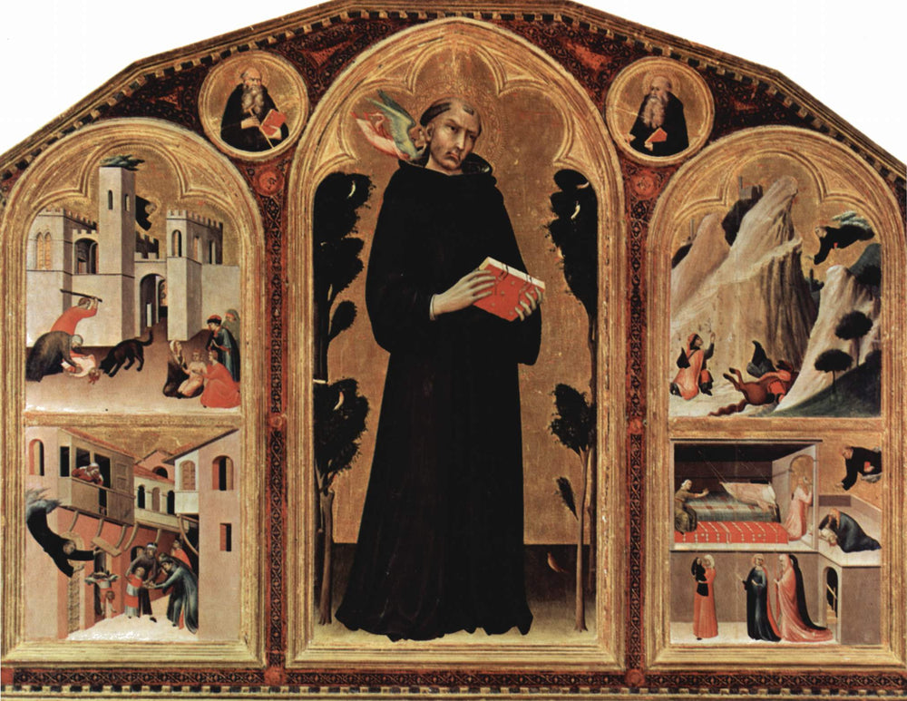Triptyque de Sant’Agostino - Simone Martini - Alpha Reproduction