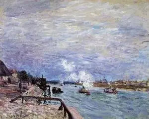 La Seine à Grenelle - Alfred Sisley