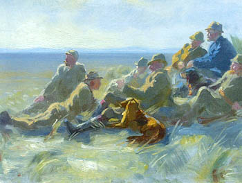 Jägare från Skagen. Studie - Peder Severin Krøyer
