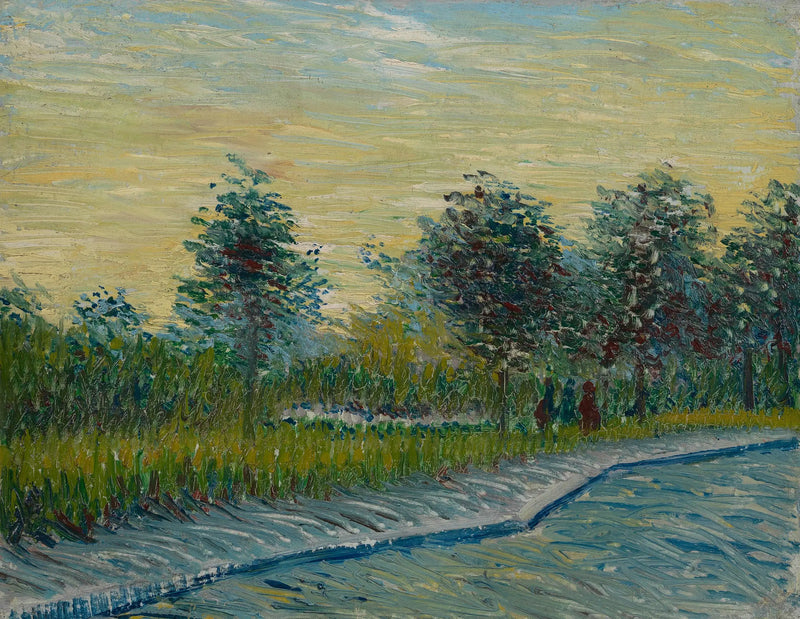 Square Saint-Pierre vid solnedgången - Vincent van Gogh