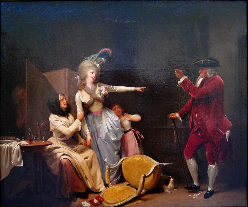 Den svartsjuke älskaren - Louis-Léopold Boilly