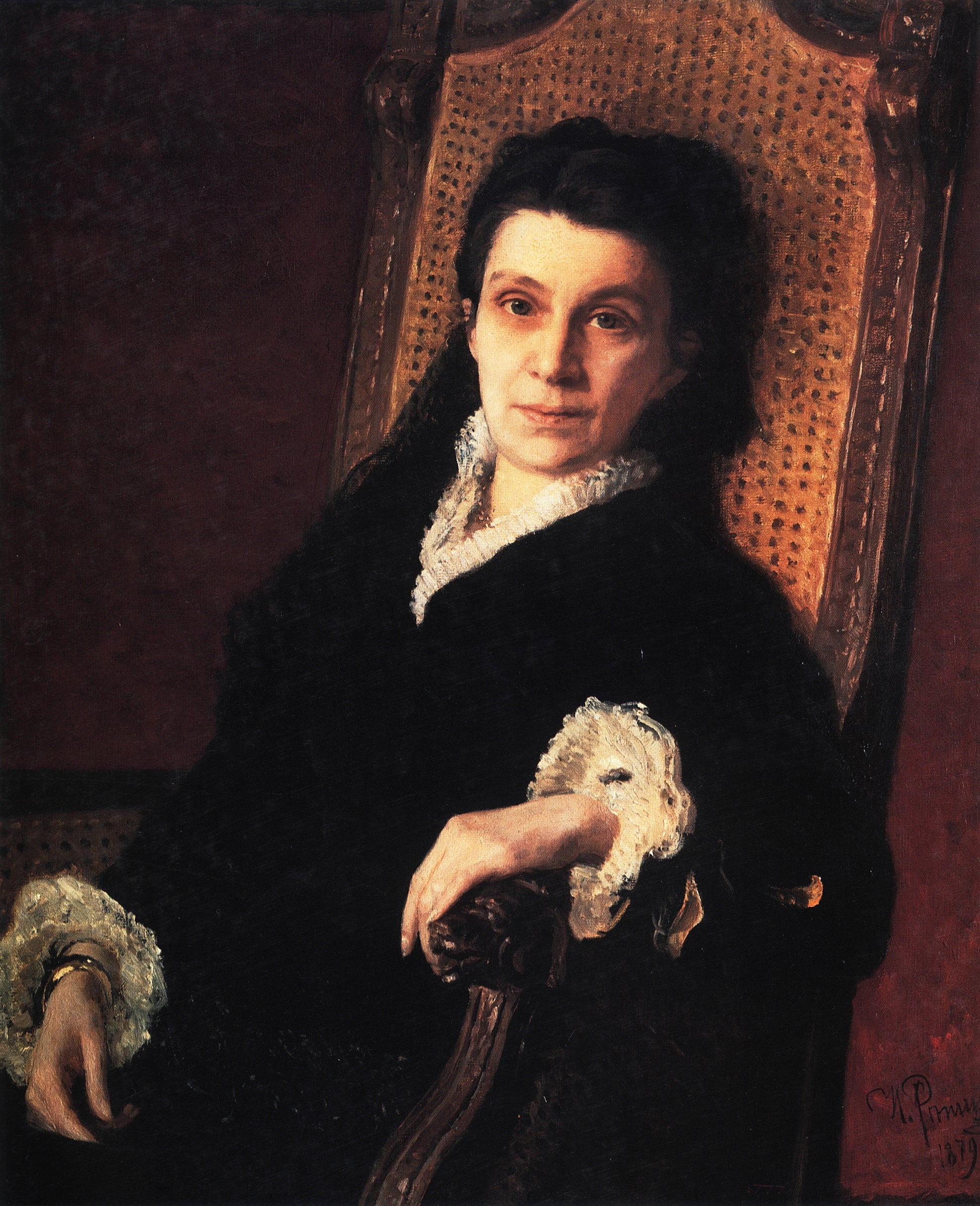 Portrait de Poliksena Stepanovna Stasova - Ilya Repin