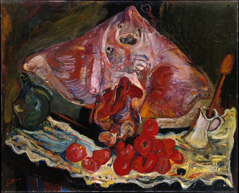 Död natur med rockor - Chaim Soutine