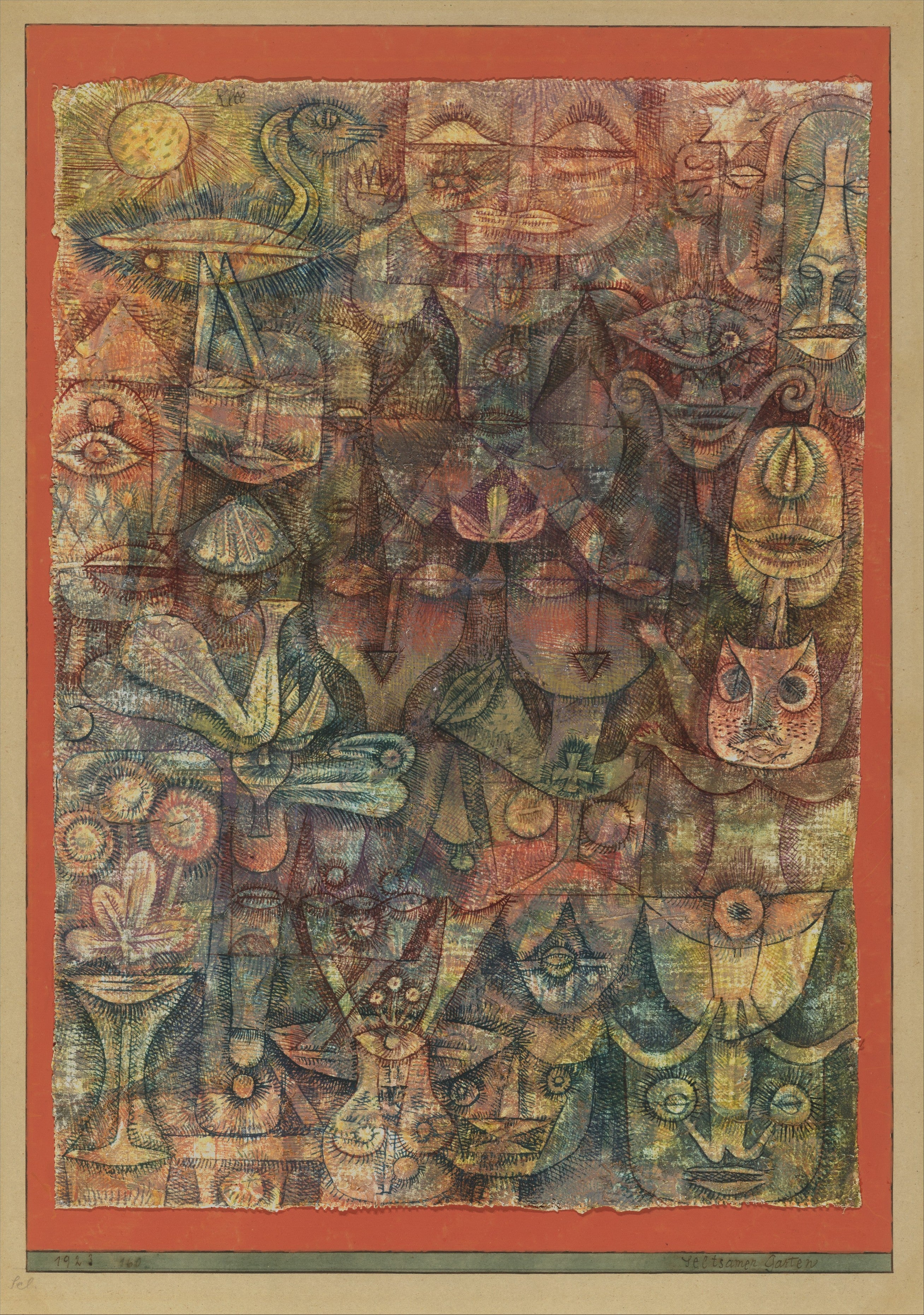 Märklig trädgård - Paul Klee