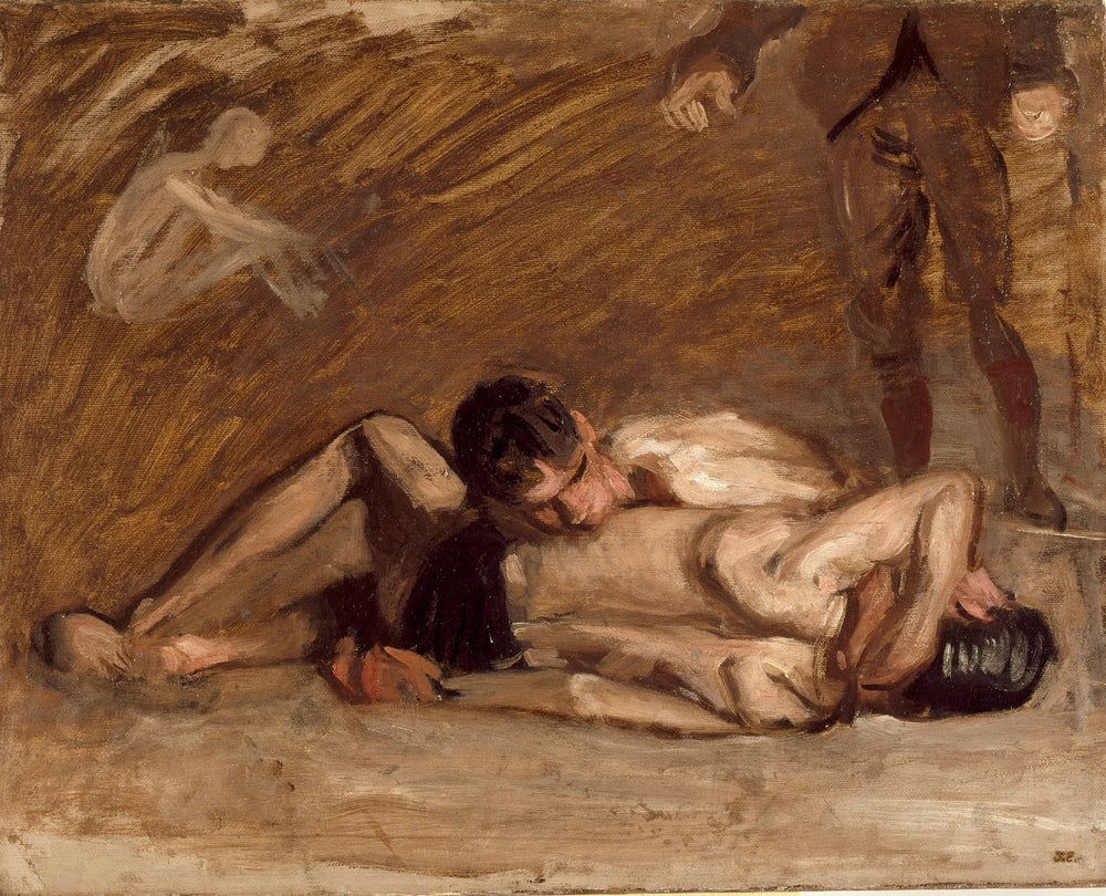 Lutteurs - Thomas Eakins - Alpha Reproduction