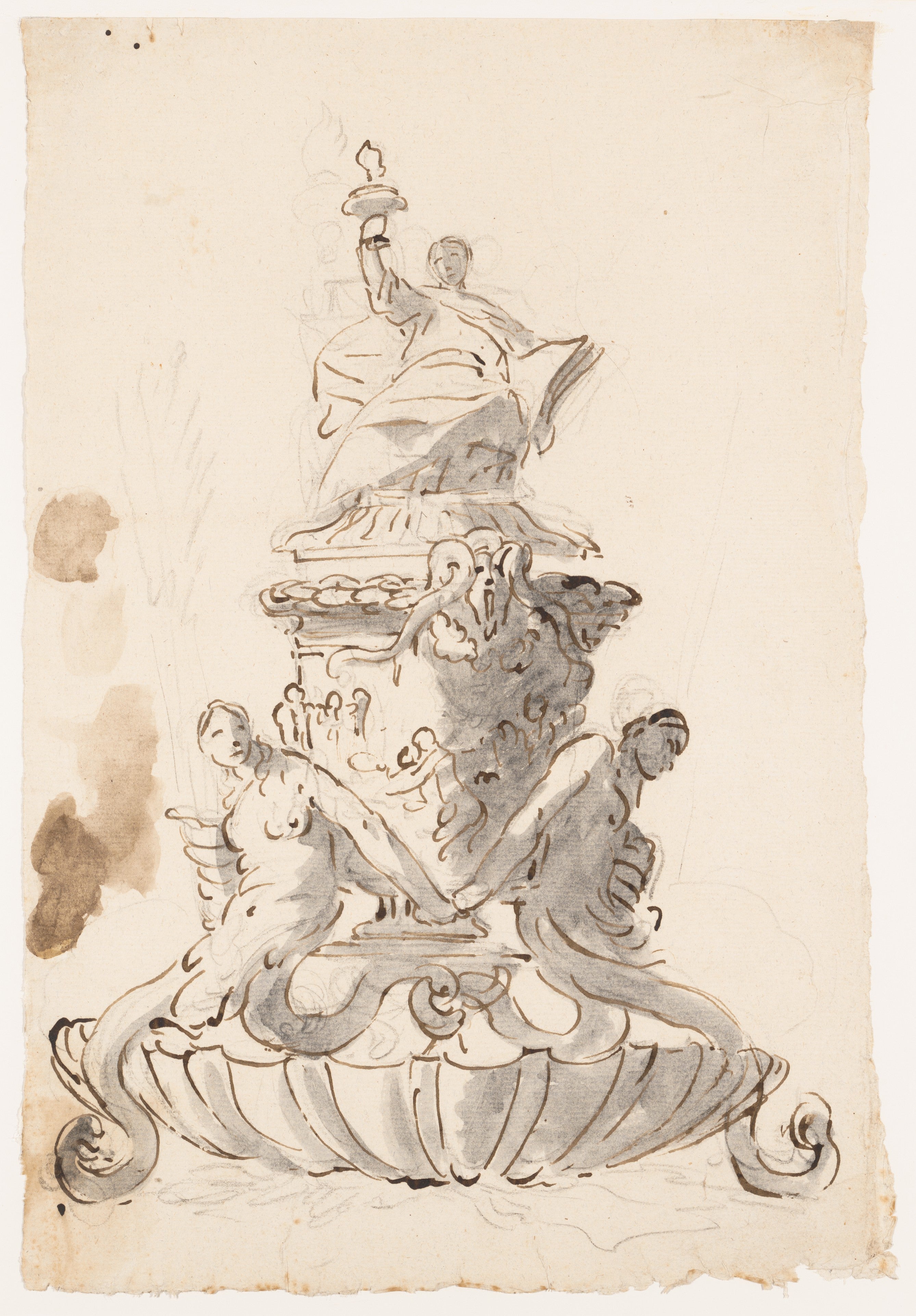 Étude pour un encrier - Giovanni Battista Tiepolo