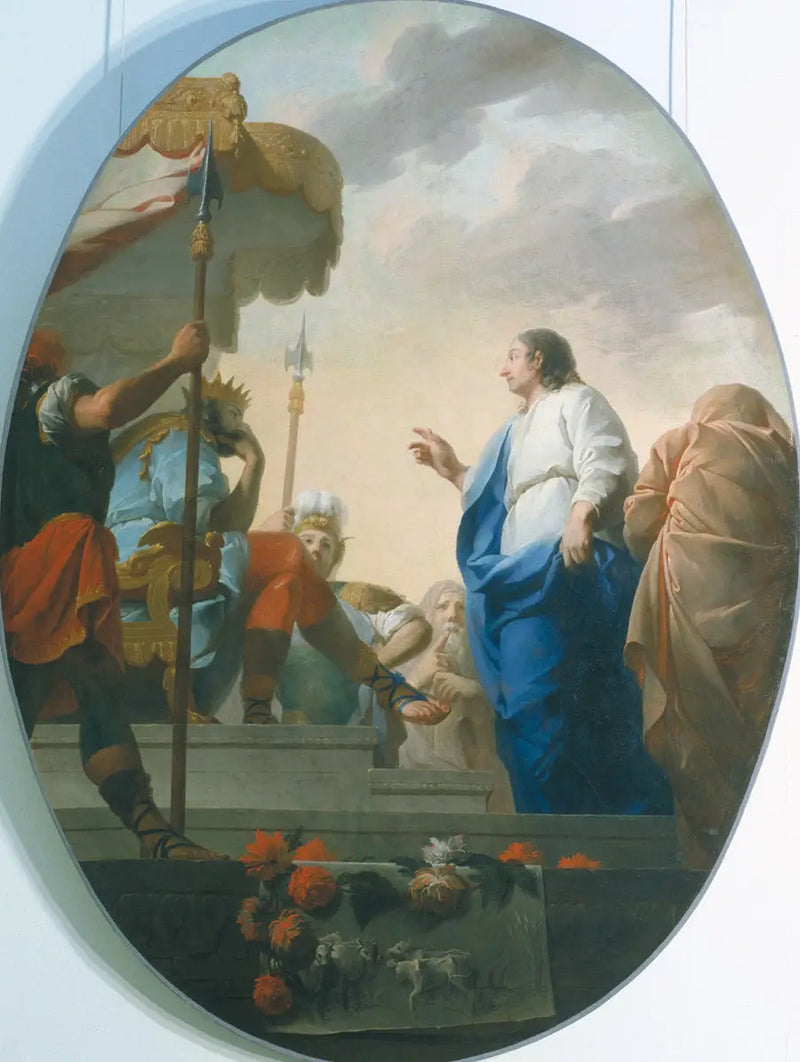 Joseph förklarar faraos drömmar - Pierre Subleyras
