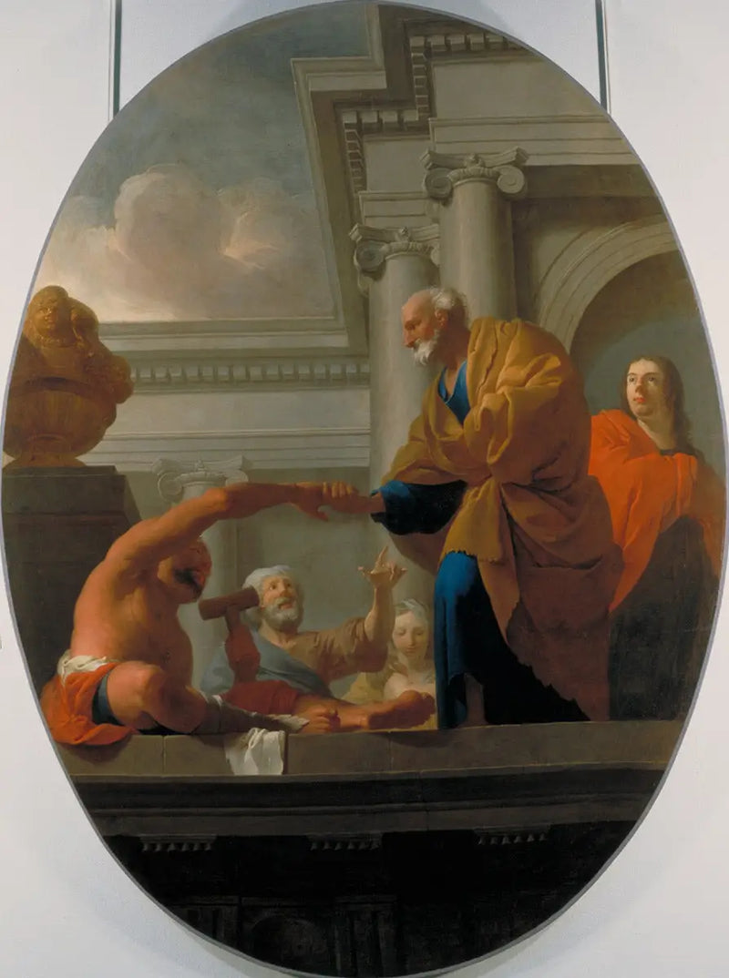 Sankt Petrus helar en paralytisk - Pierre Subleyras