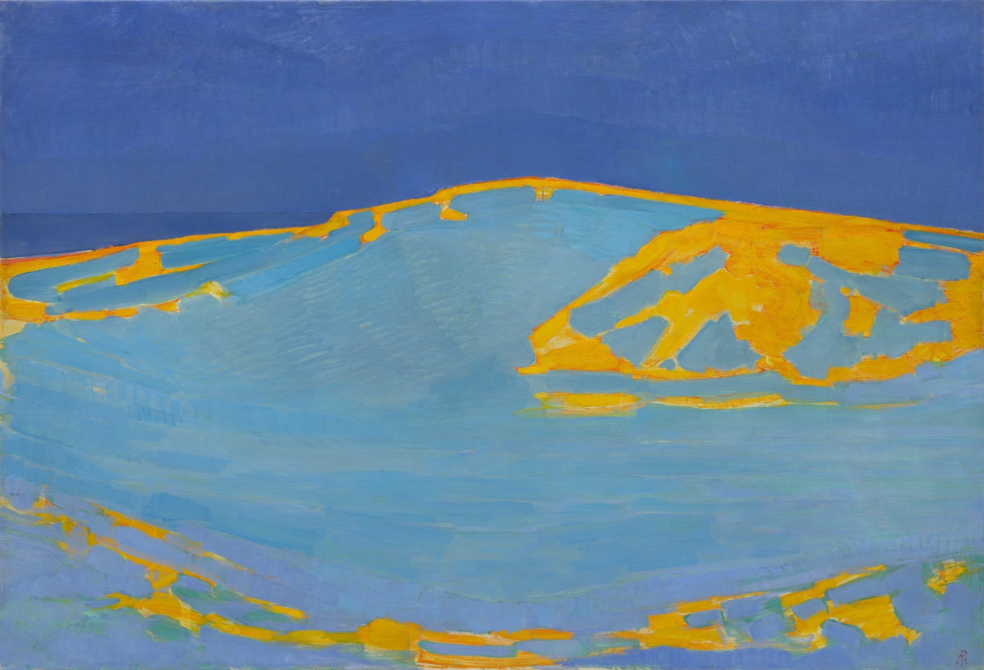 Reproduction du tableau « Été, Dune en Zélande - Piet Mondrian » par Alpha Reproduction en peinture à l’huile
