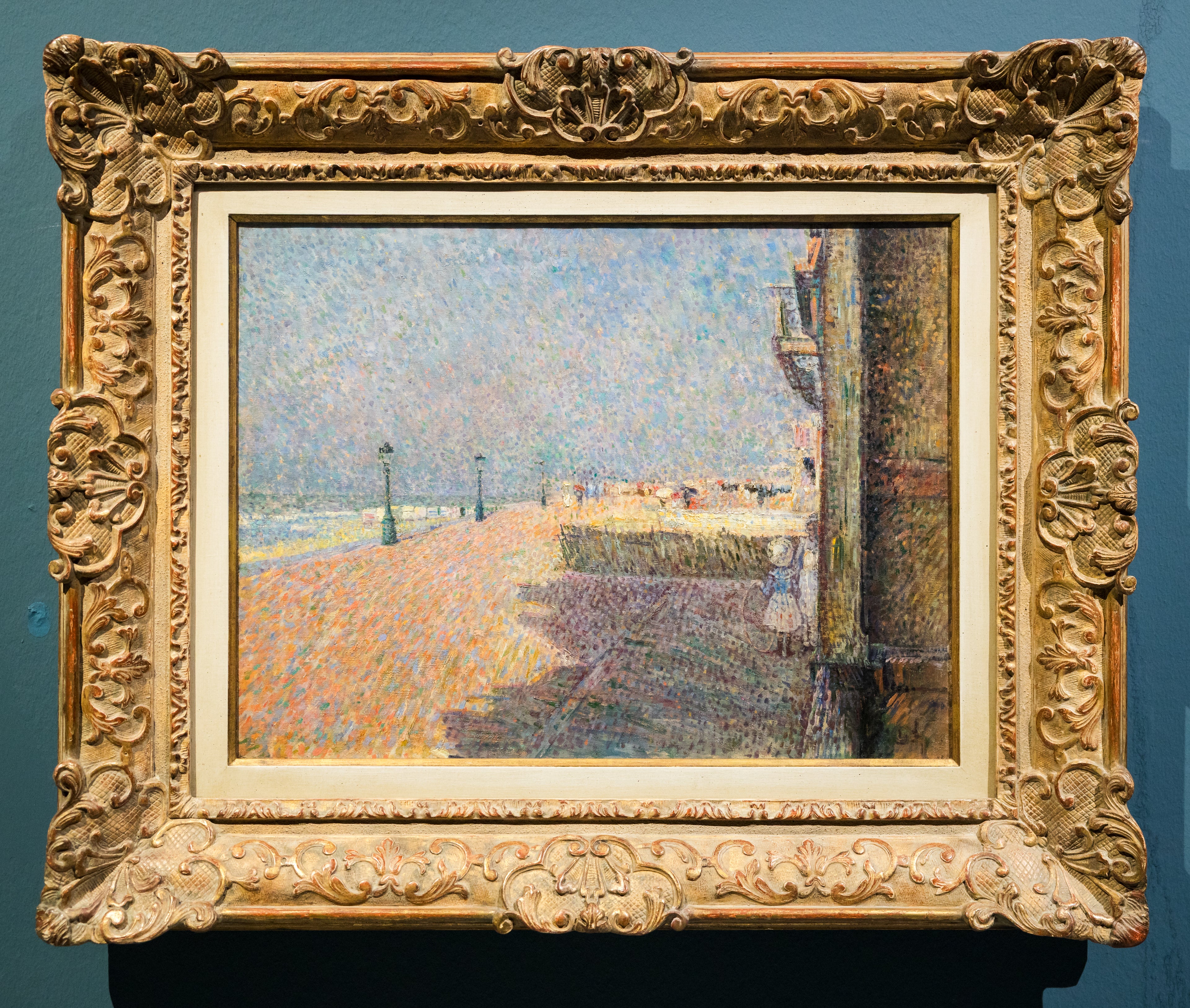 Sur la digue (La plage à Ostende) - Georges Lemmen