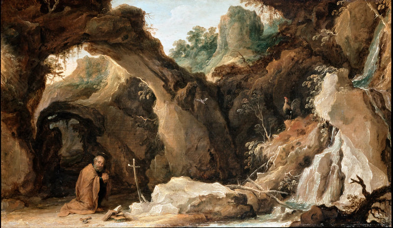 Sankt Petrus i botgöring - David Teniers den yngre