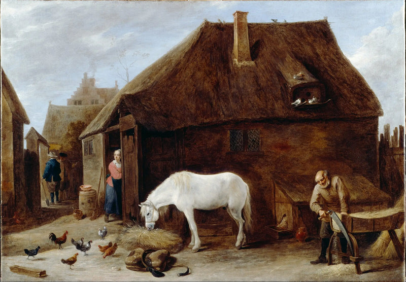 Halmbrytaren - David Teniers den yngre
