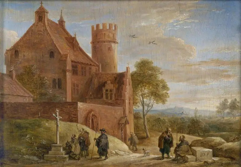 Pilgrimerna - David Teniers den yngre