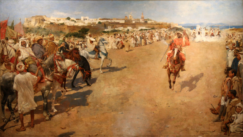 Arabisk fantasi - Théodore van Rysselberghe