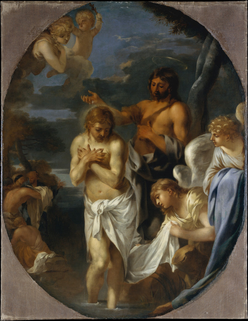Le baptême du Christ - Sébastien Bourdon
