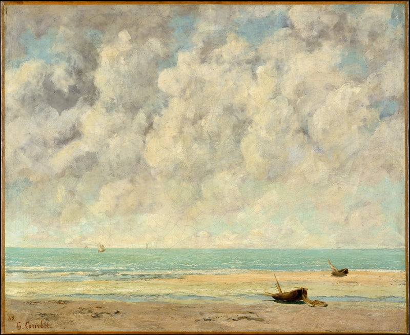 Mer lugn - Gustave Courbet