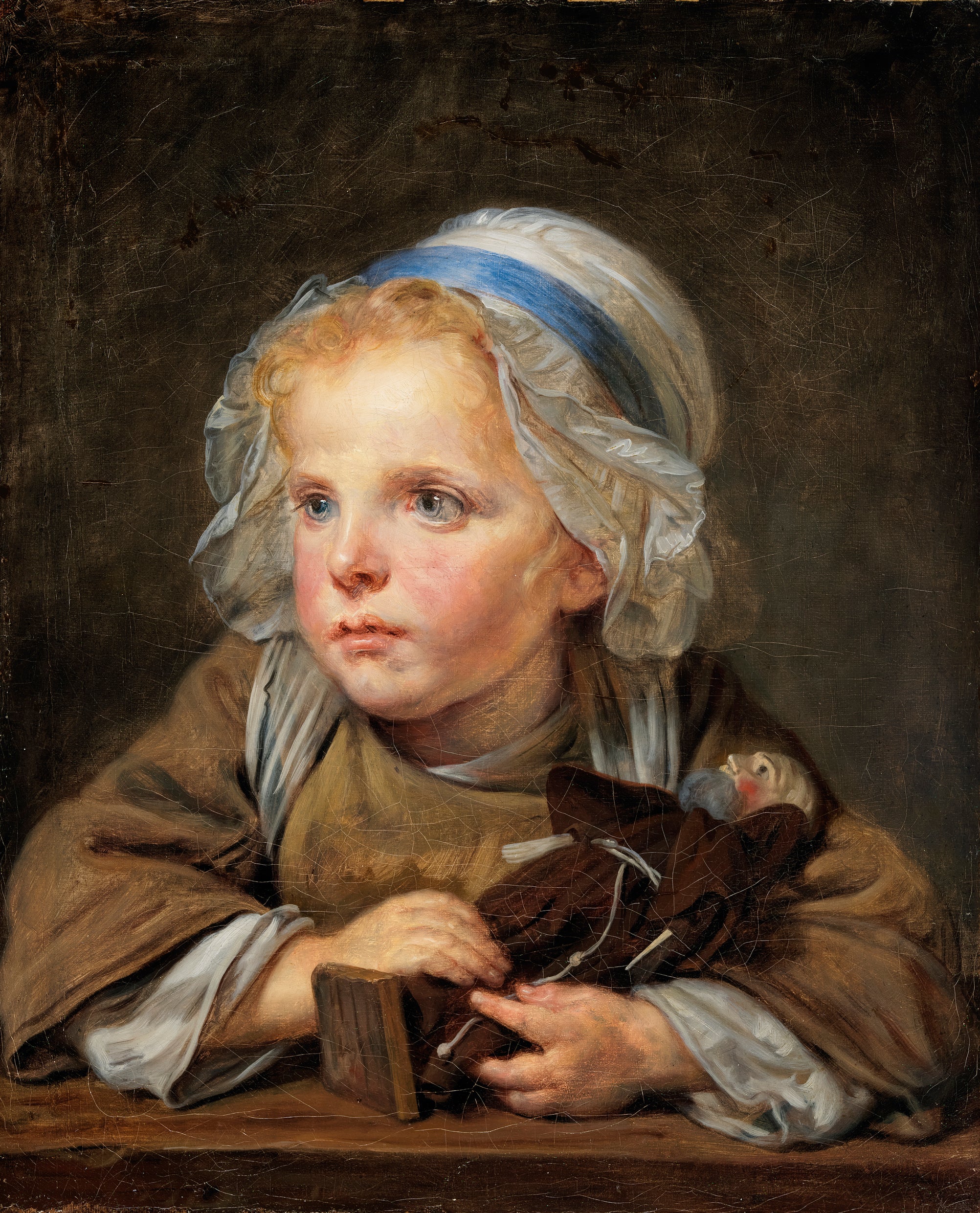 La poupée capucine - Jean-Baptiste Greuze - Alpha Reproduction