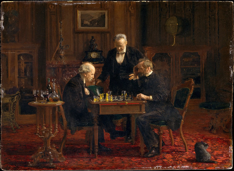 Schackspelarna - Thomas Eakins