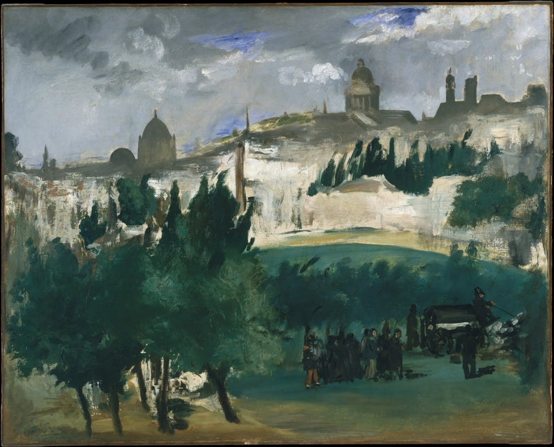 Begravningen - Édouard Manet