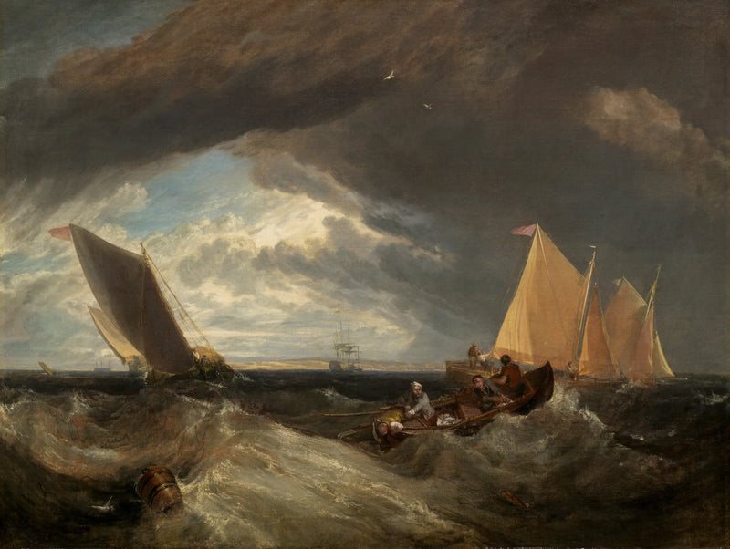 Föreningen av Themsen och Medway - J. M. W. Turner