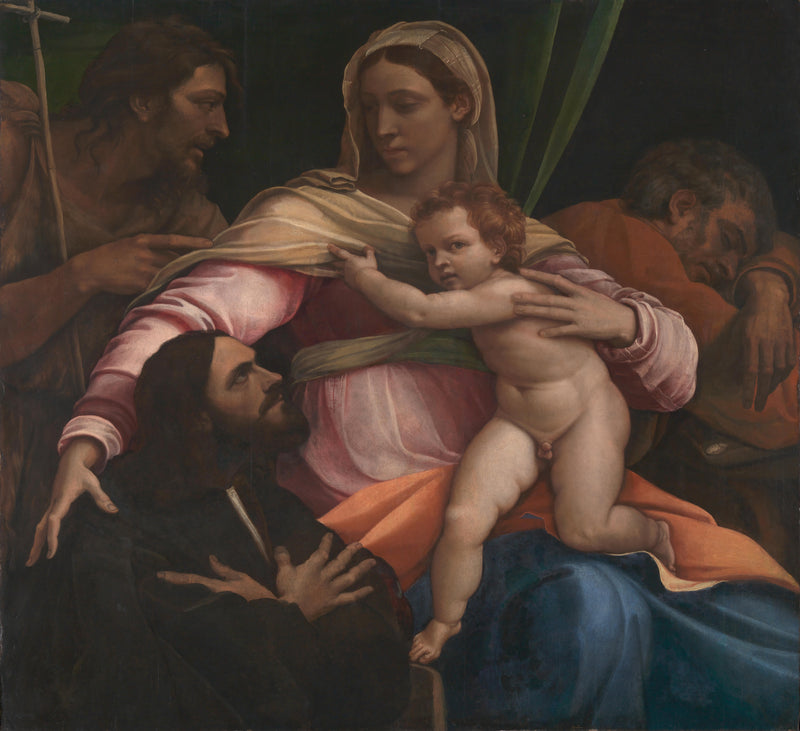 Madonna med barnet med helgon och donator - Sebastiano del Piombo