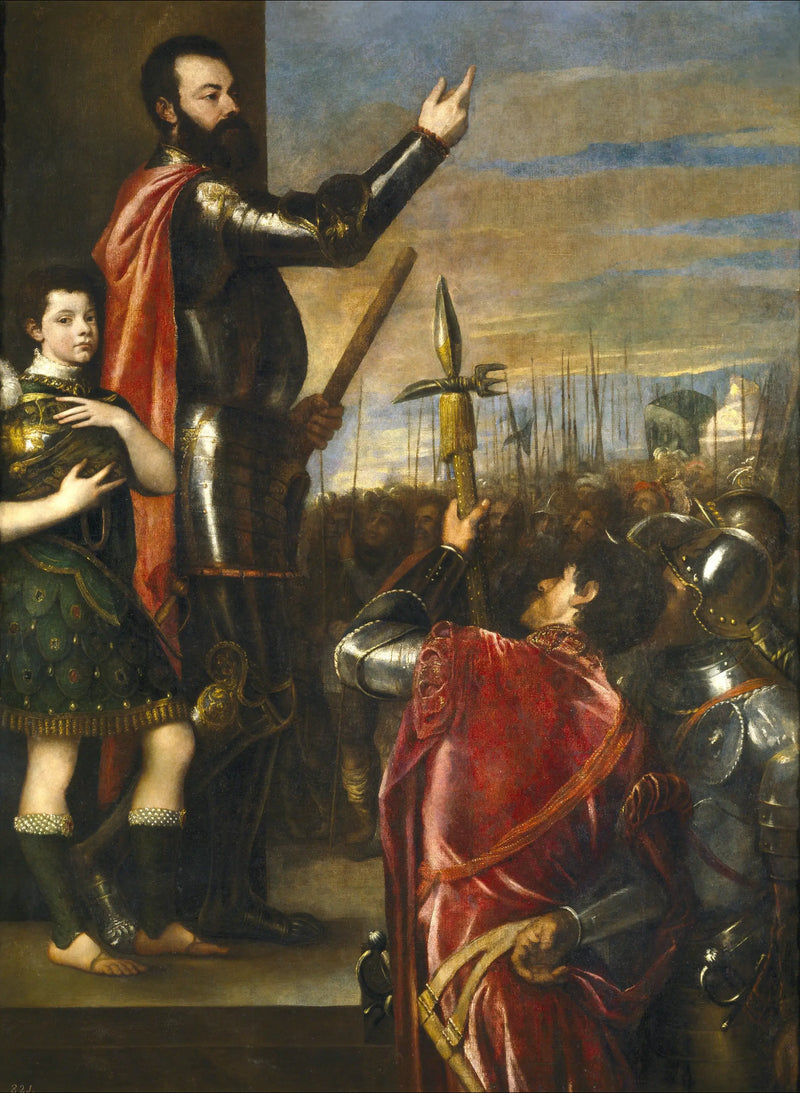 Alphonse d'Avalos tal - Titian