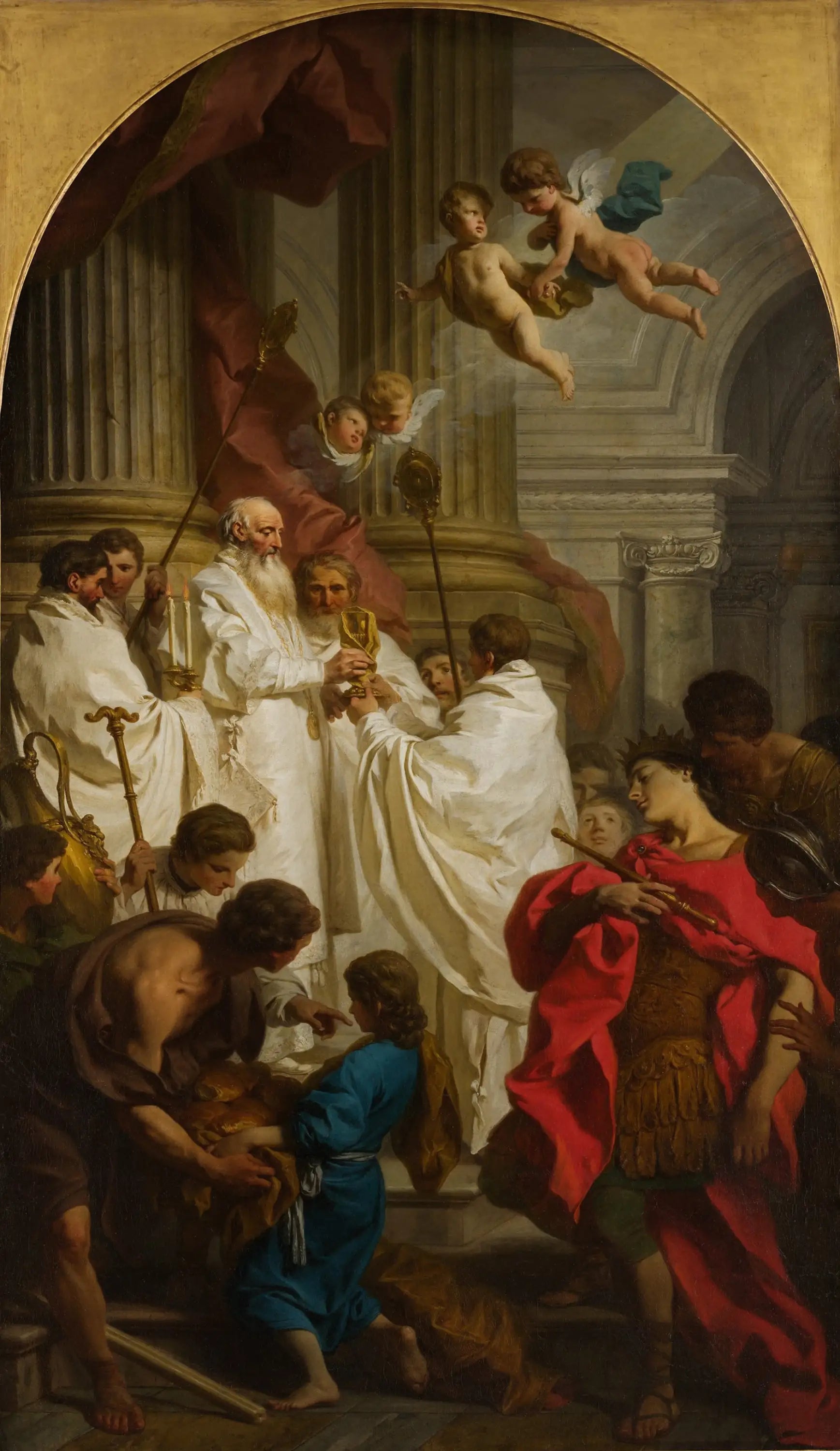 La messe de Saint Basile - Pierre Subleyras - Alpha Reproduction