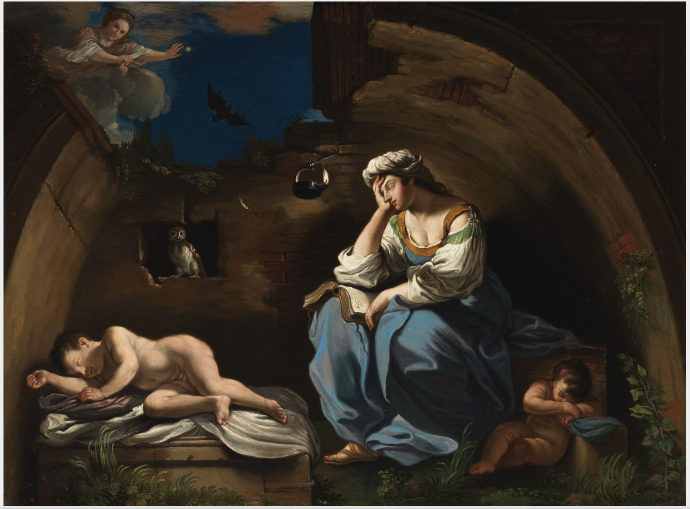 Den tänkande musen - Guercino