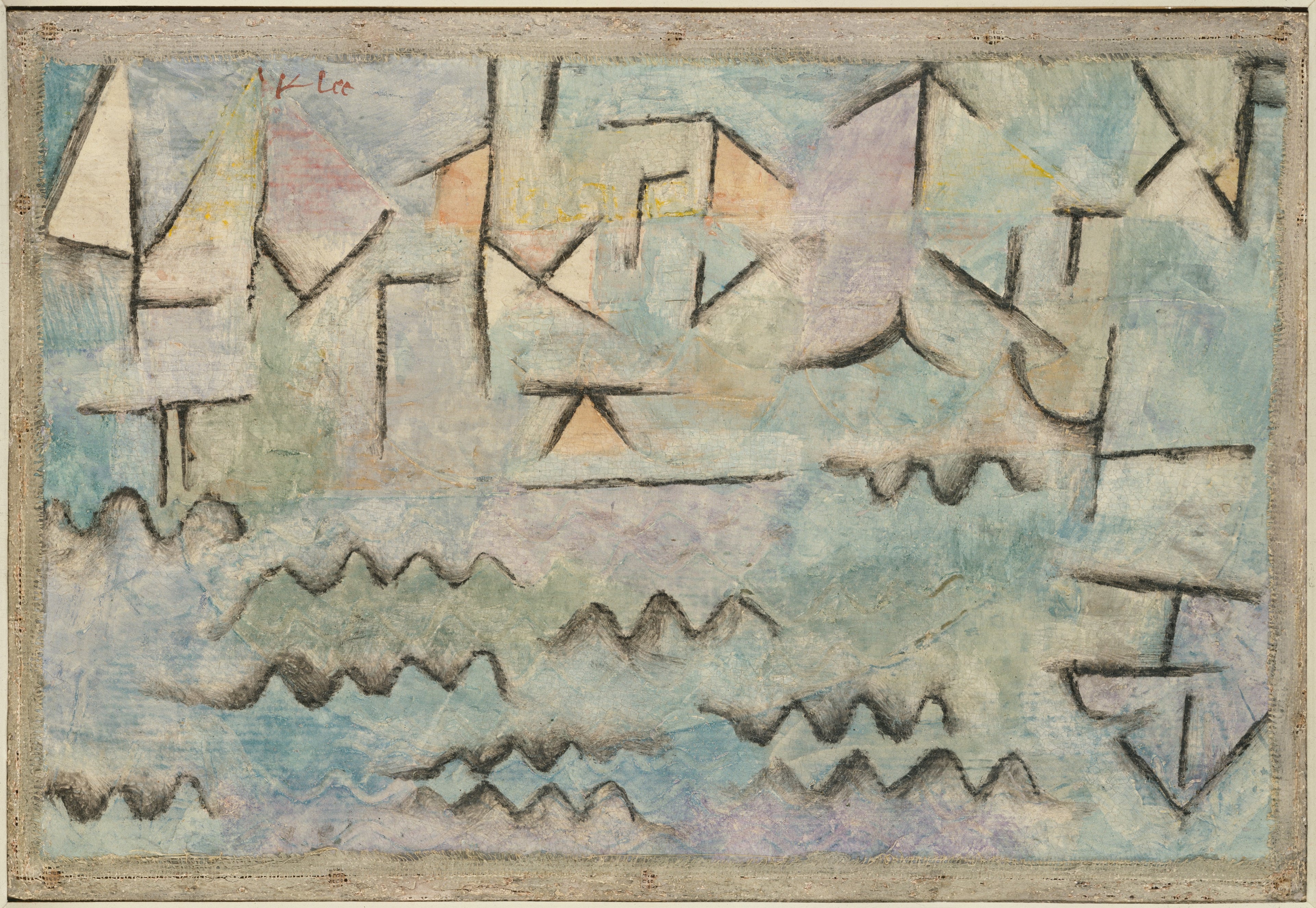 Rhen i Duisburg - Paul Klee