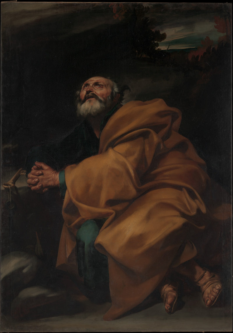 Saint Peters tårar - Jusepe de Ribera