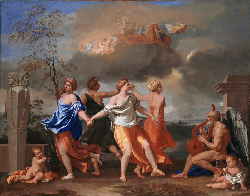 Den mänskliga livets dans - Nicolas Poussin