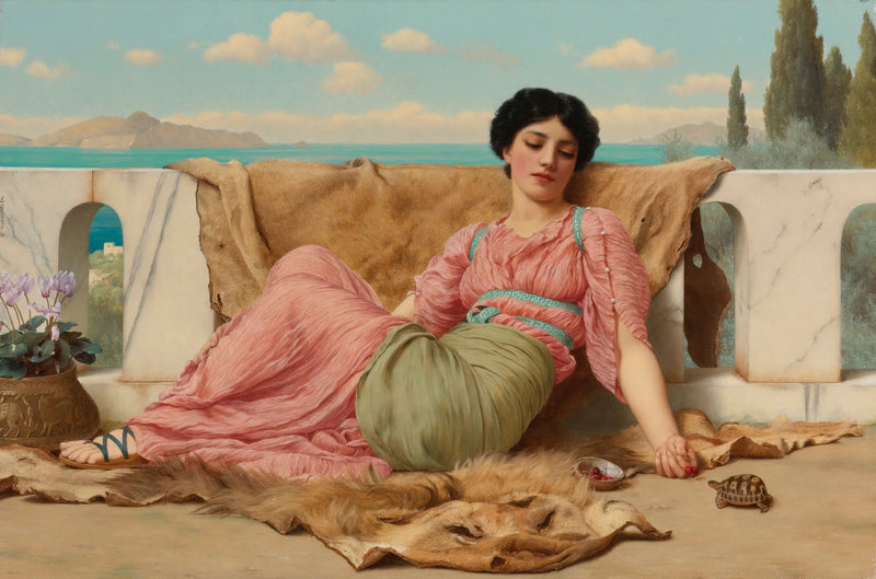 Det lugna husdjuret - John William Godward
