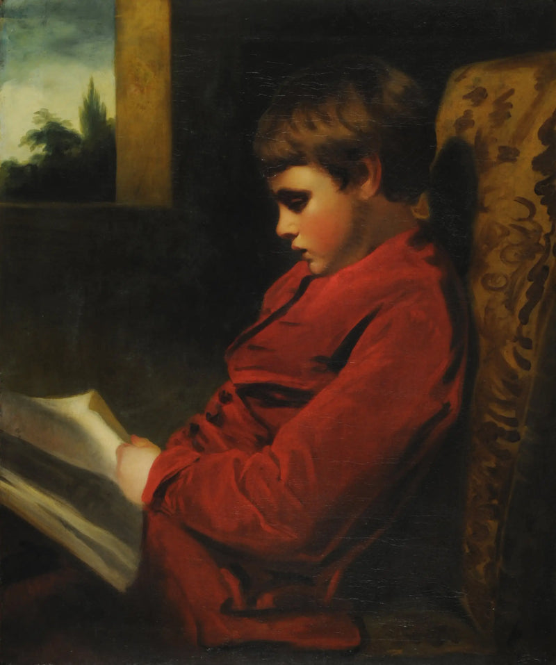 Pojken som läser - Joshua Reynolds