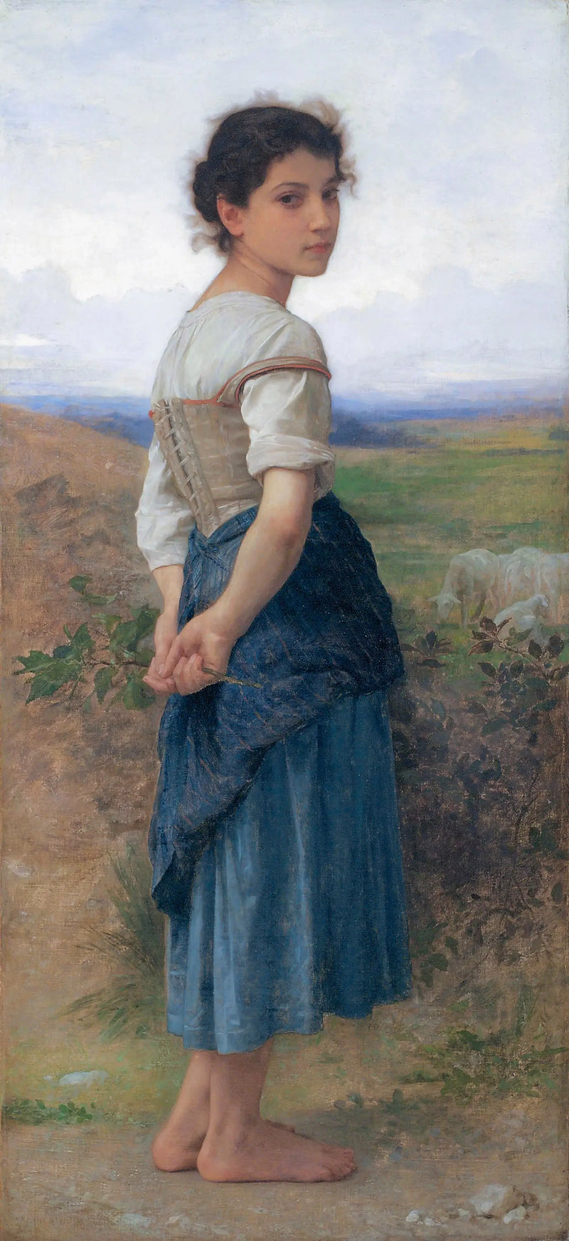 Den unga herden - Bouguereau