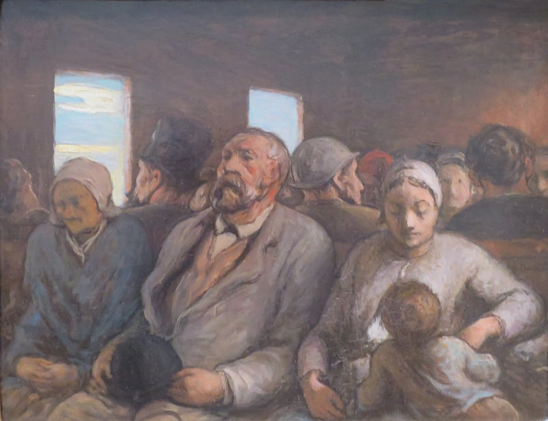 En tredje klass vagn - Honoré Daumier