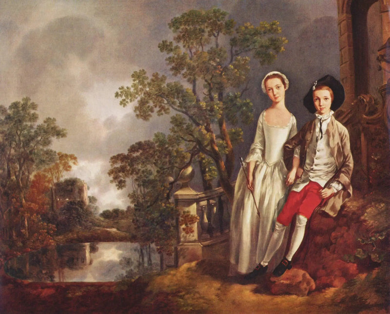 Heneage Lloyd och hans syster - Thomas Gainsborough