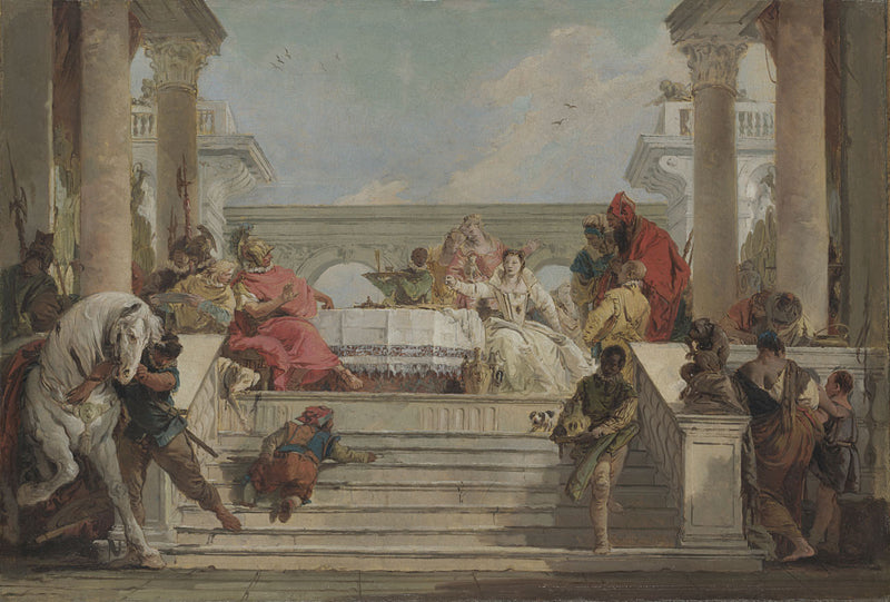 Le Banquet de Cléopâtre - Giovanni Battista Tiepolo