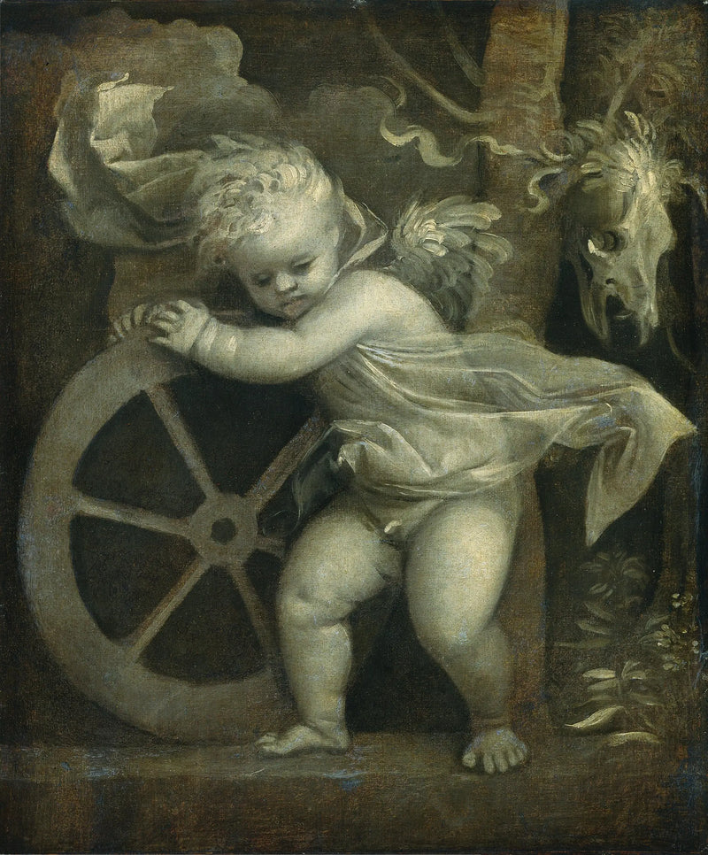 Cupido med tidens hjul - Titian
