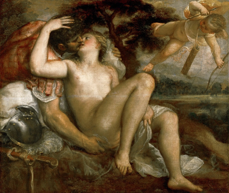 Venus, Mars och Cupido - Titian