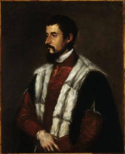 Porträtt av en gentleman - Titian