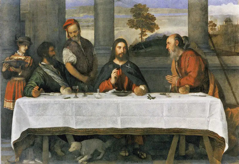 Emmaüs-middagen - Titian