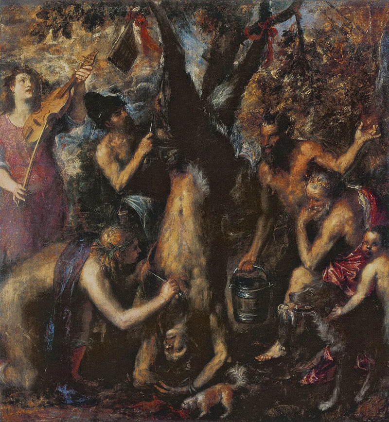 Marsyas plåga - Titian