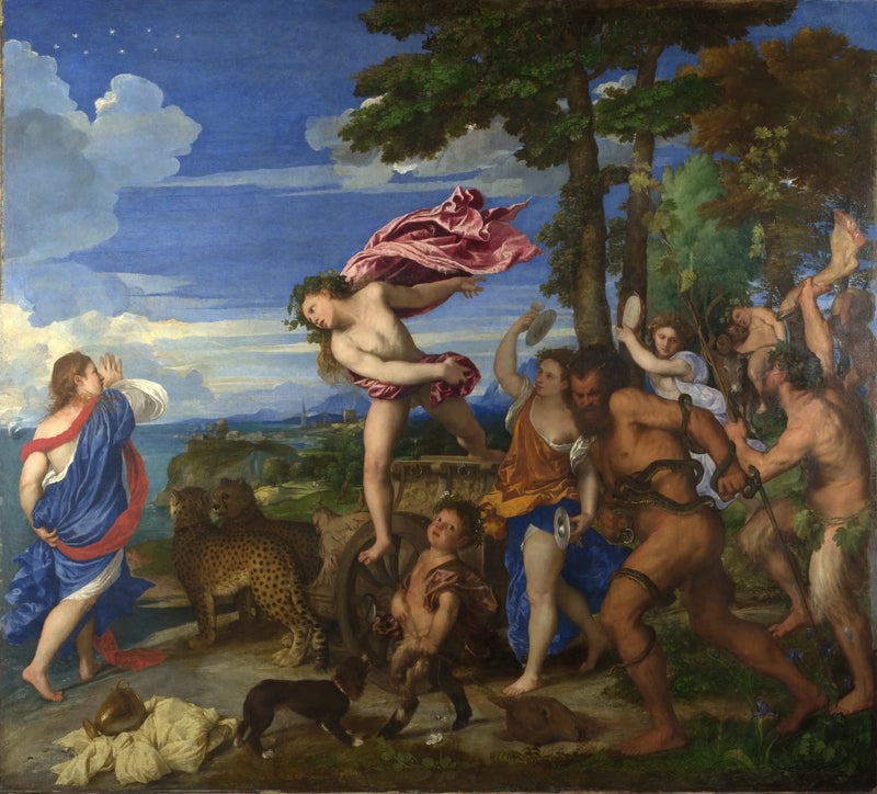 Bacchus och Ariadne - Titian
