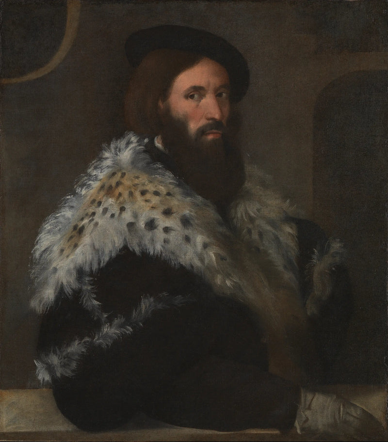 Porträtt av Girolamo Fracastoro - Titian
