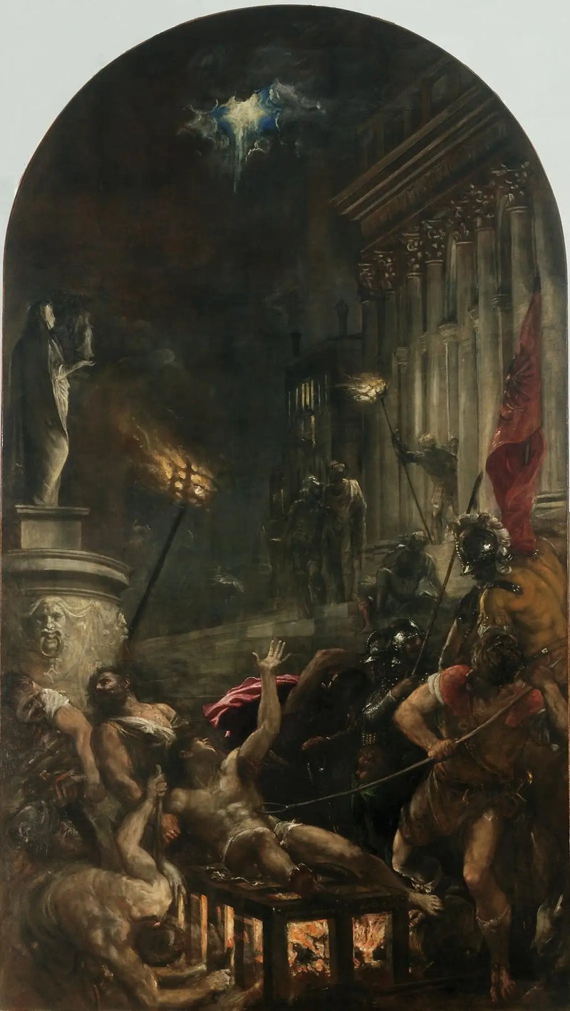 Saint Laurentius lidande - Titian