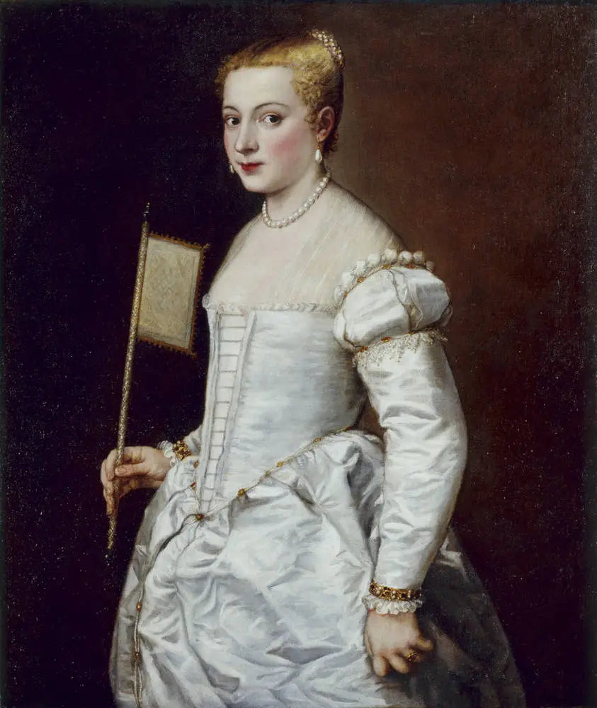 Fille à l’éventail - Titian - Alpha Reproduction