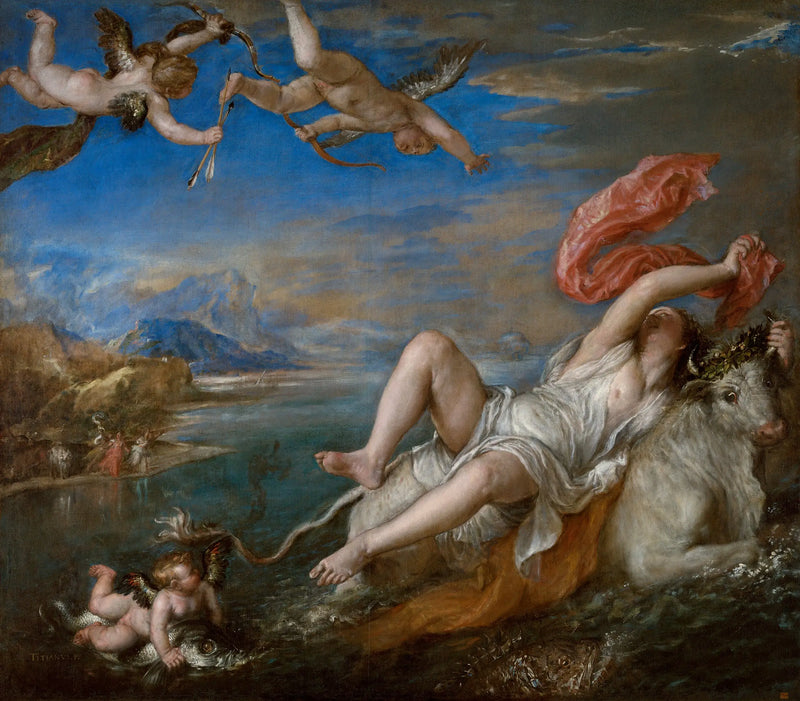Europas rapt - Titian